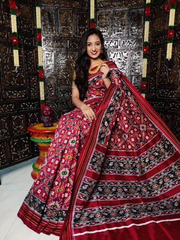 Pochampally saree manufacturer double ikat Telangana